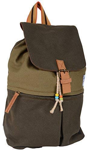 Almolfa Canvas 17 Ltrs Military Green Rucksack