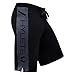 vertex flex-knit zip pocket short - black/gun metal/stealth black - MDAK