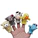 Moon Boat (TM) Story Time 10 PCS Velvet Animal Finger Puppets Pinata Filler Kids Party Favors