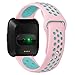 Antemart for Fitbit Versa Bands, Replacement Silicone Sport Band Bracelet Strap with Ventilation Holes for 2018 Fitbit Versa Smart Watch,Design for Women Men Boys Girls