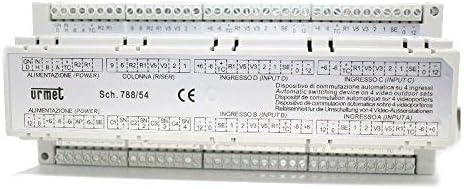 Urmet 788/54 Relay box for 4 services Audio/Video 5 exchanges 12 V