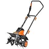 TACKLIFE Electric Tiller, 13.5 Amp Tiller, 2