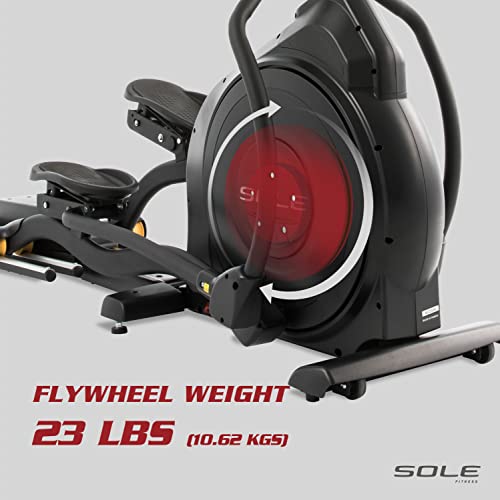 SOLE Fitness E35 Indoor Elliptical, Home and Gym Exercise Equipment