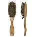 VAMIX Natural Wooden Green Sandalwood Hair Brush - No Static Detangling Scalp Cushion Massage Hair Comb