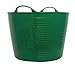 Red Gorilla Large Flexible Plastic Tub, Toy Storage, Laundry, Gardening & More, 38 Liter/10 Gallon, Green
