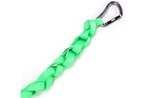 Rock-N-Rescue 20-Foot Webbing and Carabiner Combo - Heavy-Duty Tubular Nylon, Made in USA, Rock Climbing, Firefighter, and Rescue Gear