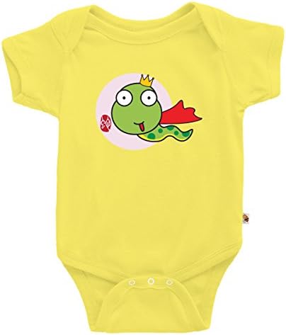 TeezBee Baby Year Of The Snake Cute Chinese Zodiac Onesie 12-18 Months Baby Yellow