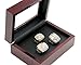 Kickoff101 1997 1998 2015 Denve' Broncos Championship Rings with Display Case Set