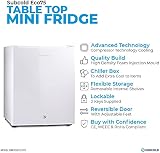 Subcold Eco75 Mini Fridge White 74L Table-Top 0-8C Lock Key view 6