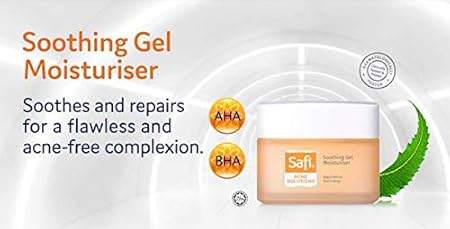 safi soothing gel moisturiser