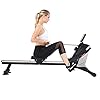 ISE-SY-1750-SY-1750-Magnetic-Rowing-Machine-with-8-Levels-of-the-Computer-Slide-Black-and-Red-145-x-46-x-20-cm ISE SY-1750 Rowing Machine with Magnetic Braking System, 8 Resistance Levels, Aluminium Slide, LCD Screen, Silent