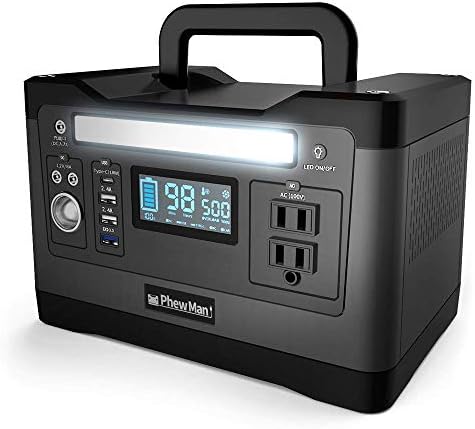国内企業販売 Phewman ポータブル電源 静音設計 大容量 正弦波 家庭用蓄電池 500w 540wh 150 000mah シガーソケット Qc3 0 安心の1年保証書付き C Usb Ac Type ソーラー 30日間返品受付 対応 Pseマーク認証済 限定タイムセール