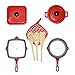 10 Piece Pots and Pans Kitchen Cookware Toy Playset for Kids with Cooking Utensils Set