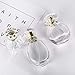 Homeyes 50ML 1.7 OZ Refillable Atomizer Spray Glass Empty Perfume Bottles For Travel