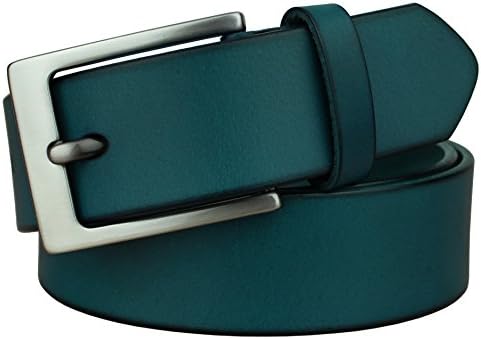 Bullko Men's Casual Genuine Leather Dress Belt For Jeans Classic & Fashion