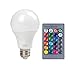 Sendida Color Changing Light Bulb - E26 E27 RGB Remote Control Lighting Bulb for Decor Mood Lamp - 15W