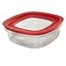 Rubbermaid Premier Easy Find Lids Food Storage Containers, 9 Cup, Racer Red