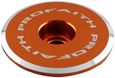 Aluminum Alloy MTB Mountain Road Bicycles Ultra-light Multicolour Headset Head Cover Cap (Orange)