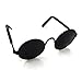 Stock Show Funny Cute Dog Cat Retro Fashion Sunglasses Mosaic Glasses Transparent Eye-wear Protection Puppy Cat Teacher Bachelor Cosplay Glasses Pet Photos Props for Small Dog, Black