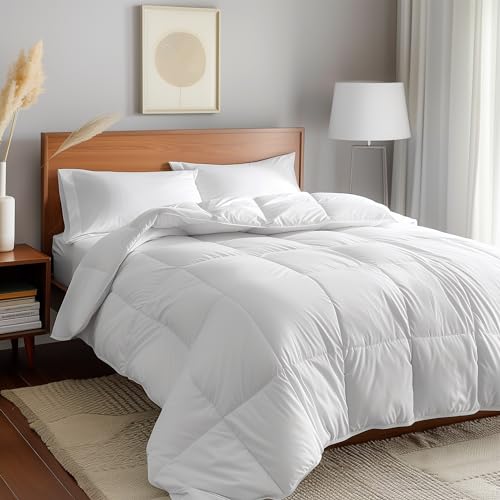 Landmark Collection Edredón/Duvet King Size Hotel de Lujo | Down Alternative/Plumón Alternativo | 100% Algodón | Todas Las Temporadas | Sensación Plumas de Ganso | Oeko-Tex
