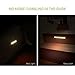 OxyLED USB Rechargeble Motion Sensor Closet Lights Under Cabinet Lightening, Stick-on Cordless 10 LED Night Light Bar, Indoor Step Light Safe Lights for Cabinet Wardrobe Stairs, 3 Pack, Warm White