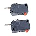 Podoy 3B73362F Microwave Switch SZM-V16-FA-63 for Compatible with LG Micro Monitor Switch Normally Open WB24X830 SZM-V16-FD-63 (Pack of 2) Black