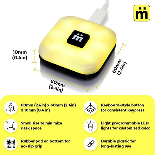 Mutesync USB Mute Button for Zoom, Teams, and Meet. Mac and PC