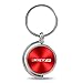 SRT8 Red Brushed Metal Spinner Key Chain for Dodge Jeep Chrysler