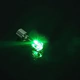 Joylive 1 PCS Light Up LED Bling Earrings Ear Studs Dance Party Accessories Blinking Green