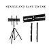 B Portable TV Stand Plasma LCD TV Cart Mobile with Tripod Legs for 32