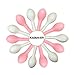 KADBANER Party Balloons 100 Pack 12 inches White Tender Pink