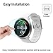 Poyiccot Screen Protector Compatible for watch Screen Protector, 2Pack Tempered Glass 9H HD Scratch Resistant Screen Protector Compatible for watch Ignite Fitness
