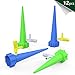 THEKBS Plant Waterer, Self Watering Devices with Slow Release Control Valve Switch, Automatic Vacation Self Plant Watering Spikes Globes, Self Irrigation Watering Drip Bulbs System (12pcs)