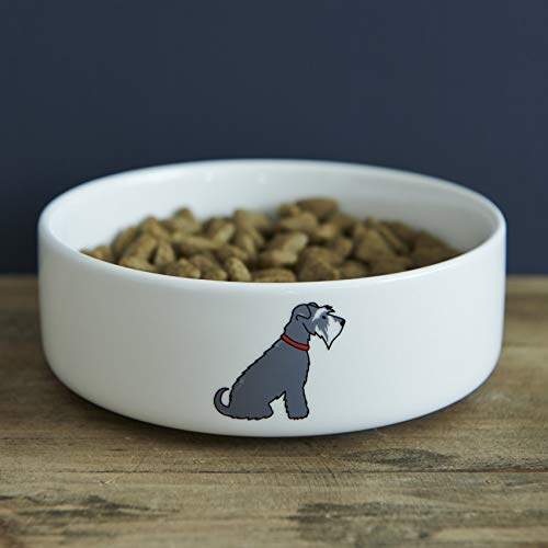 Sweet William Schnauzer small dog bowl (large also available)