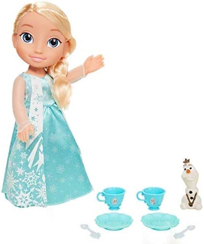 Disney Frozen Tea Time with Elsa and Olaf Doll Playset, Blue - Image 3