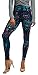 LMB Lush Moda Extra Soft Leggings With Designs- Variety Of Prints - 136F,Aztec Multi Ornament,One Size fits Most (XS - XL)