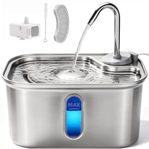 Petlipo Stainless Steel Water Fountain