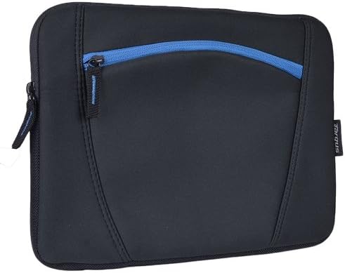 Neoprene Sleeve Cover with Pocket for Asus Vivobook E200 11.6-inch Laptop (Blue)