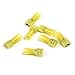 Ginsco 110pcs Female Yellow 12-10 Gauge Nylon Fully-Insulated Quick Disconnects Wiring Spade Wire Connector Crimp Terminal