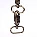 COTOWIN 1-inch Antique Brass Curved Lobster Clasps Swivel Trigger Clips Snap (Pack of 20)