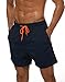 JINSHI Mens Quick Dry Beach Shorts Swim Trunks with Mesh Lining