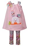 Bonnie Jean Girls Bunny Knit Easter Clothing Set