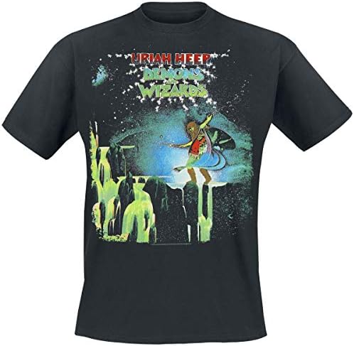 Amazon.com: Uriah Heep Abominog - Camiseta de manga corta para