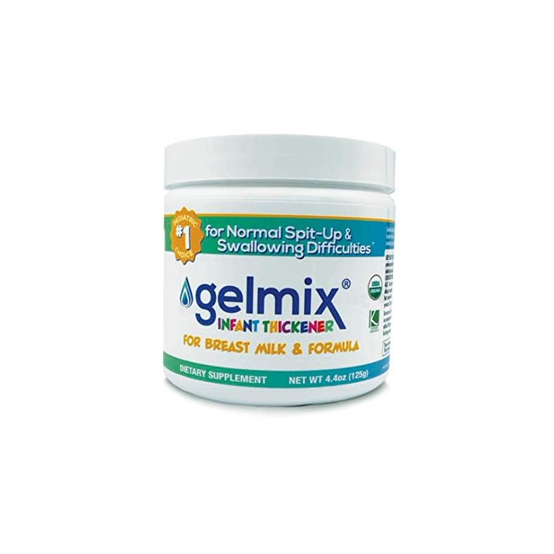 Gelmix Infant Thickener for Breast Milk & Formula, 4.4 oz Jar
