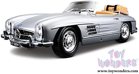 12049SV BBurago - Mercedes-Benz 300 SL Touring Convertible (1957, qkz7c6co 1/18 scale diecast model car, Silver) 12049SV diecast car yuxbn34 8wq803lb dserrt 12049SV BBura