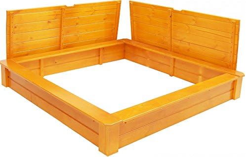 Andrewex big pine sandbox with cover 152x152 cm