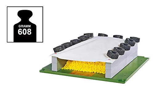 siku 5606, Fahrsilo mit Plane, Reifen und Granulat, Kunststoff, Multicolor, Ideal für den Farmbereich – Bild 4