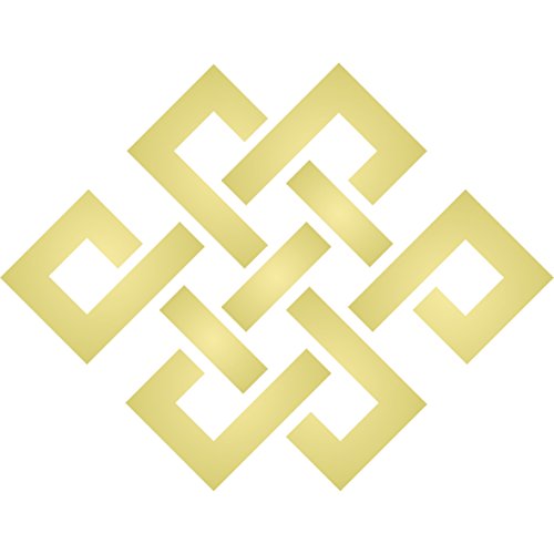 Endless knot stencil (size: 6.5"w x 6.5"h) re…