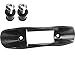 Kayak Paddle Clip & Fishing Net Clip - Universal Deck Mounted Kayak Paddle Holder & Fishing Net Holder - Black Nylon