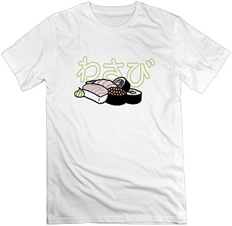 Ljngsw Alex Color Sushi Wasabi Adult Mens White T Shirts
